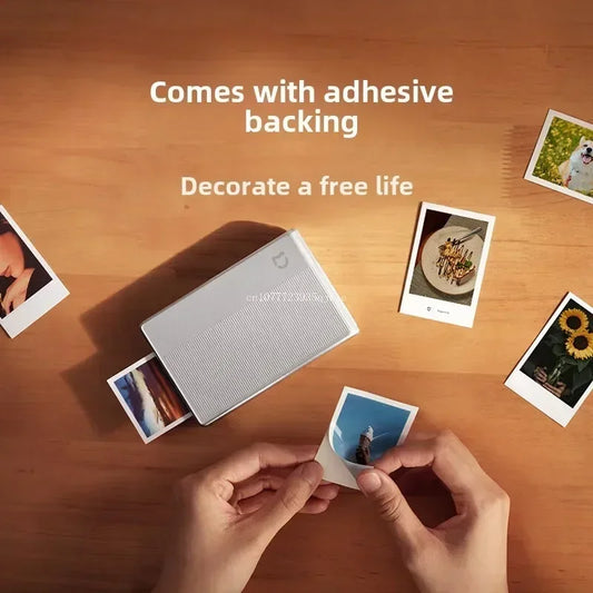 Portable Pocket Photo Printer with Color Printing